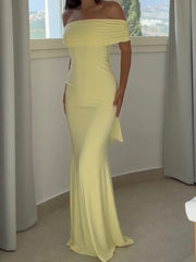 Tube Top off-Shoulder Dress