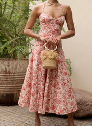 Graceful and Fashionable High-Grade Sling Gentle Dress