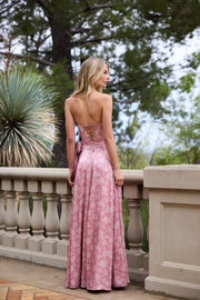 The Cecilia Dress in Pink Peony Print