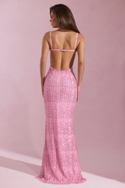 Sexy Sling off-Shoulder Party Floor-Length Dress Beads Dress